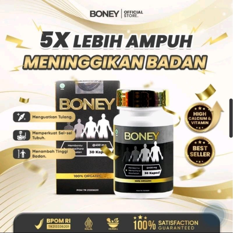 [TERLARIS] BONEY KAPSUL PENINGGI BADAN - NAIK 5-15 CM-BONEY ORIGINAL
