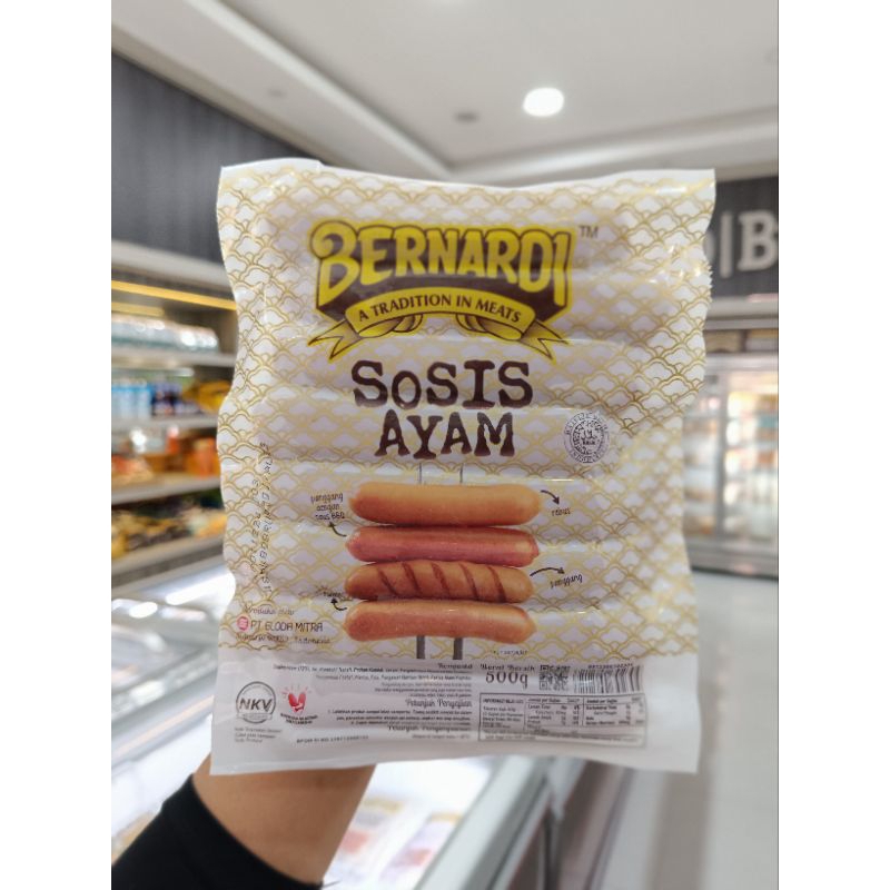 

Bernardi Sosis Ayam 10 Cm 500 Gr