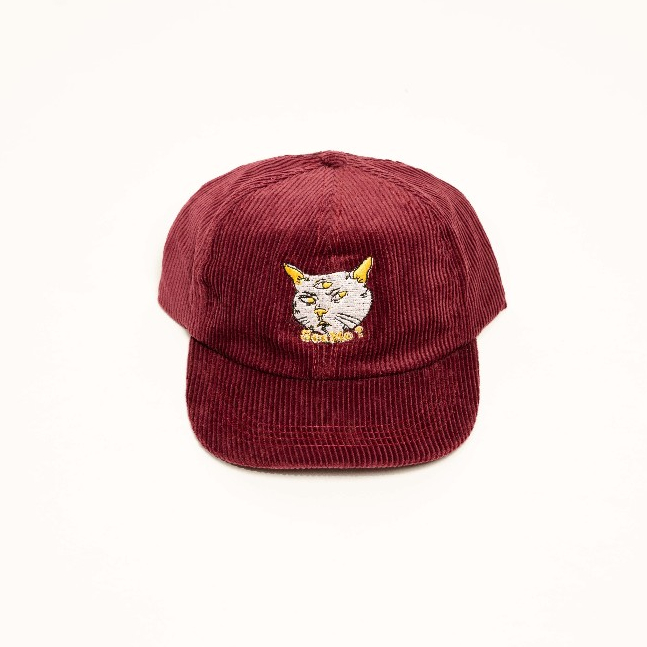 ARTEFVK - Maroon - Topi Polo Corduroy | Topi Pria | Topi Baseball | Topi Corduroy