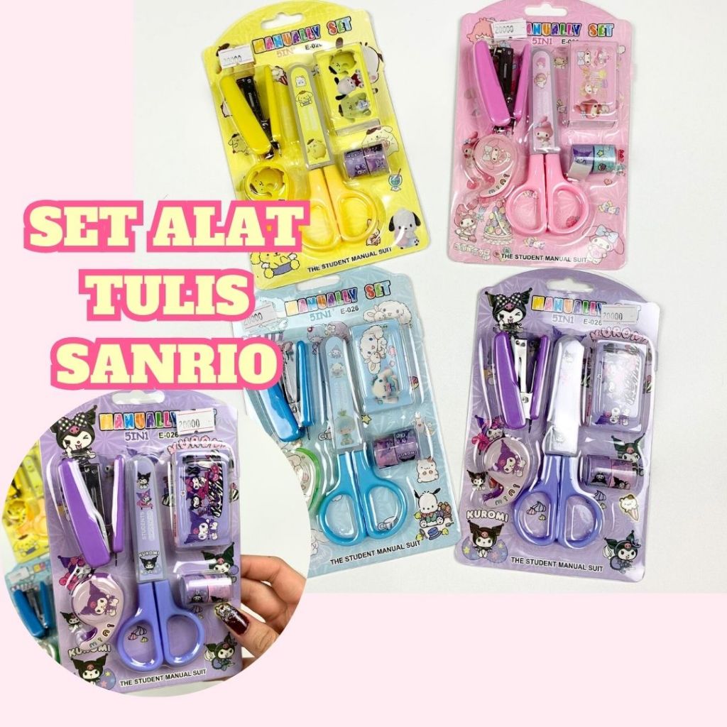 

SET 5 IN 1 ALAT TULIS SANRIO