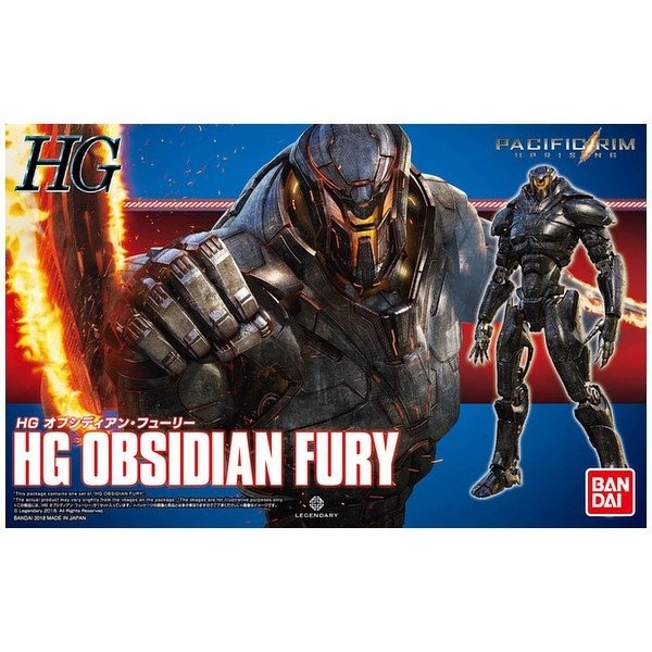 HG Obsidian Fury Pacific Rim Uprising BANDAI limited - MIB belum rakit