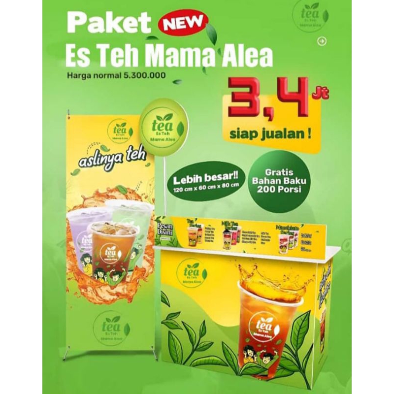 

PAKET USAHA ES TEH MAMA ALEA