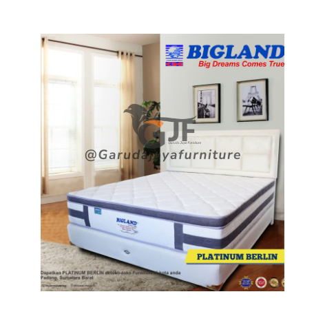KASUR SPRING BED BIGLAND PLATINUM BERLIN + DIVAN JAGUAR / BIGLAND PLATINUM