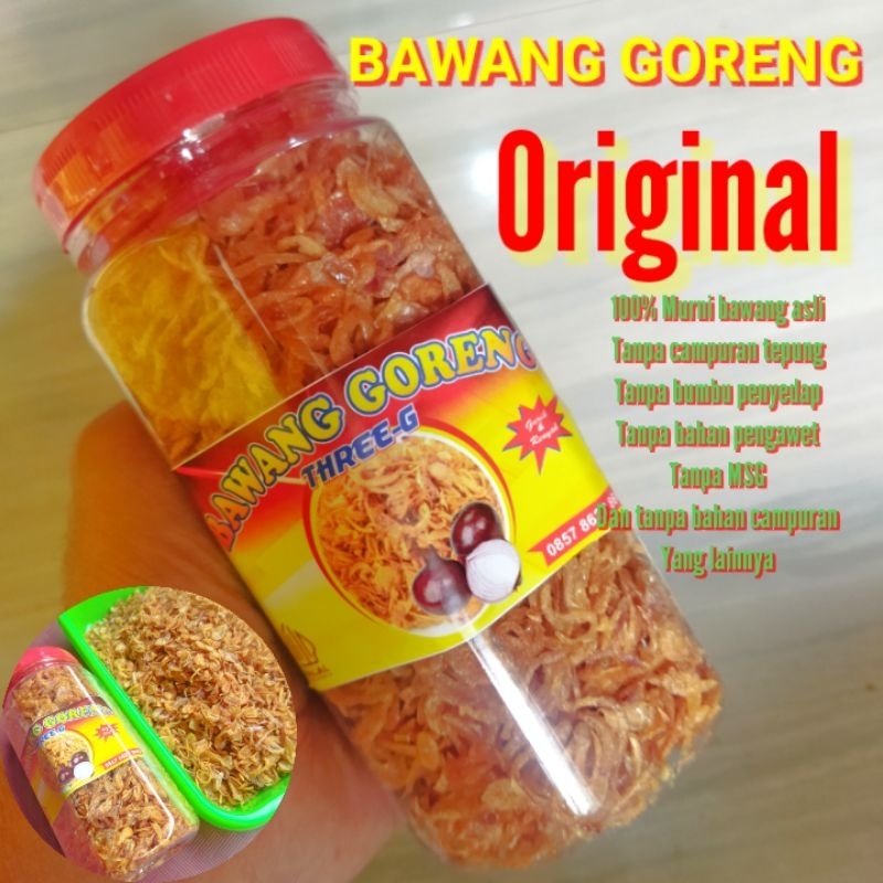 

175g Bawang Goreng Premium Asli Bawang Merah Murni Tanpa Campuran Tepung Dan Tanpa Campuran Bahan Lainnya