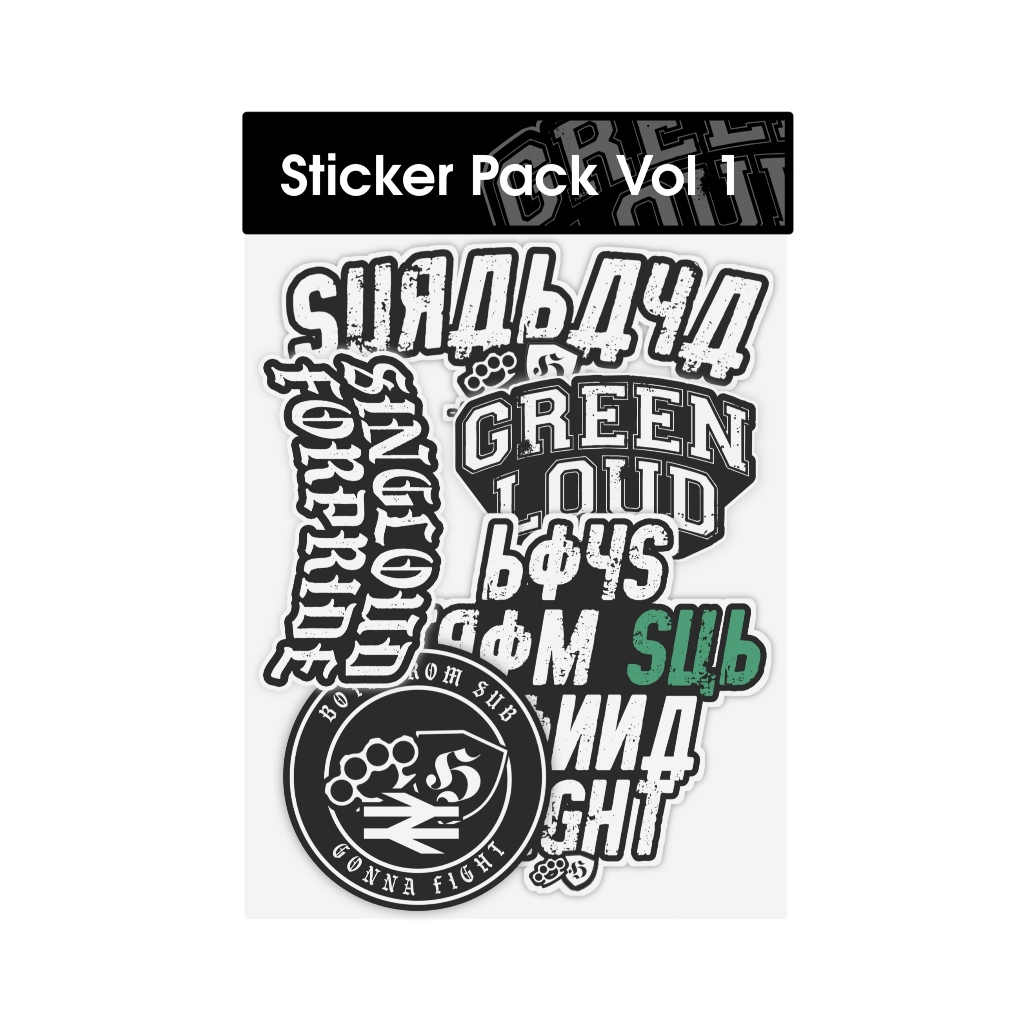 

STICKER PACK VOL 1