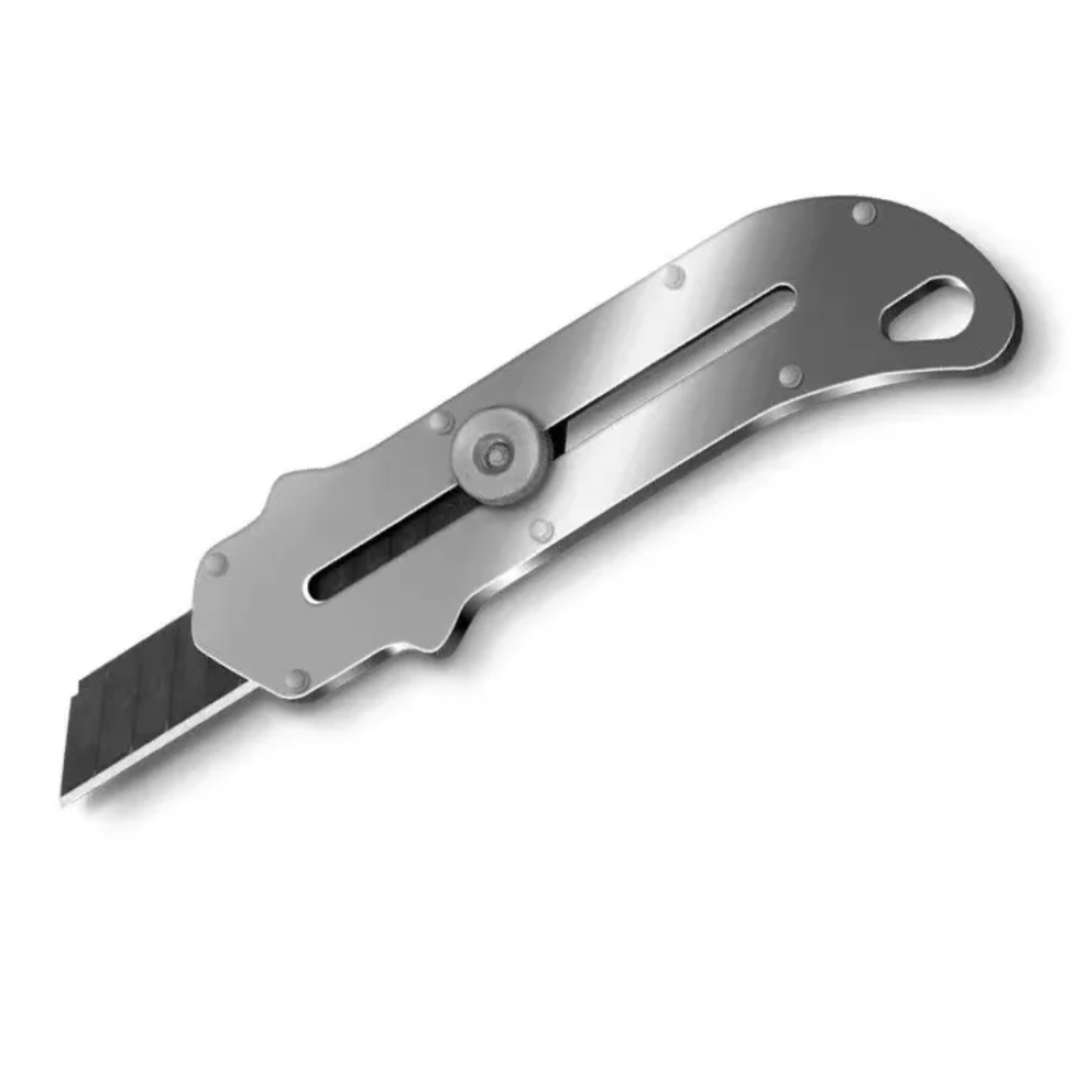 

Cutter + 10PCS Refil Stainless Baja Cuter Besi Multifungsi 18 MM Tahan Karat