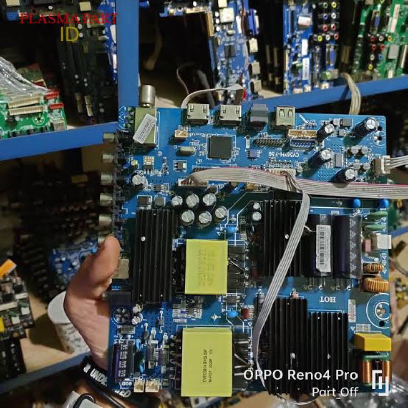 MB/MESIN/MAIN BOARD TV LED POLYTRON PLD50B8750