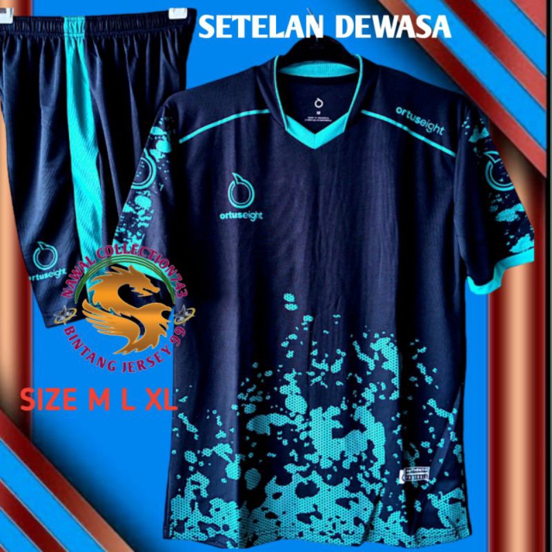 Stelan Jersey Baju bola/Baju futsal Dewasa Ortuseight