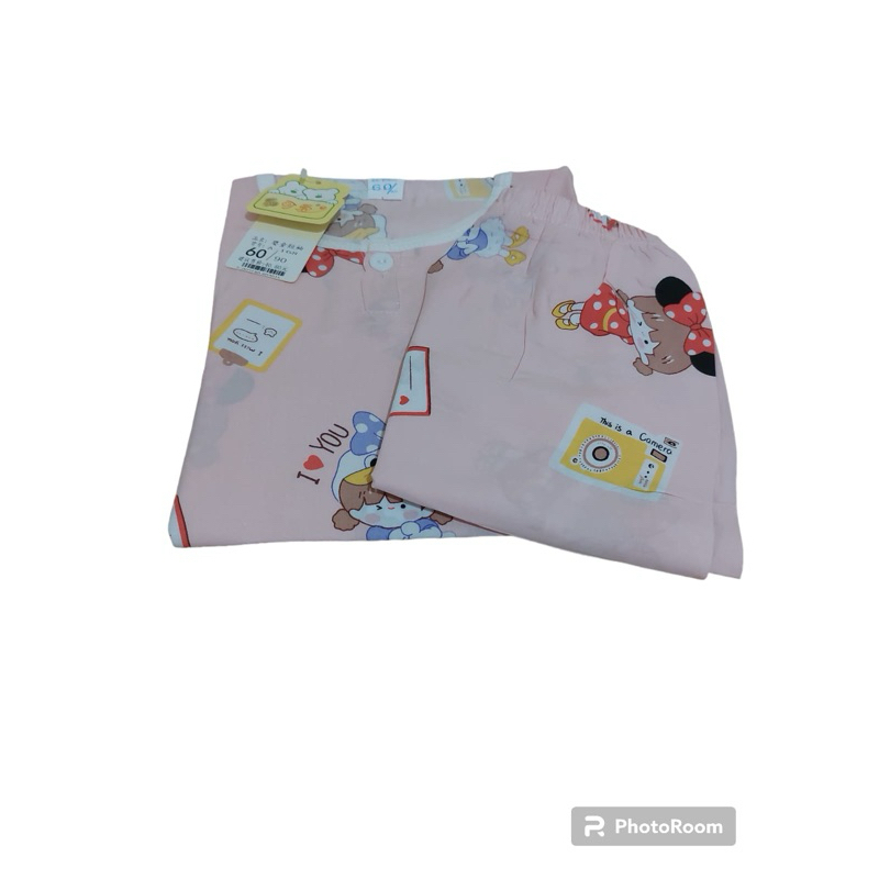 Baju Piyama Anak Perempuan/Baju Tidur Anak Perempuan 1-2 Tahun