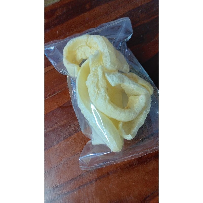 

Aneka Camilan Kerupuk kulit (Rambak Sapi), Kemasan -+ 75 gram