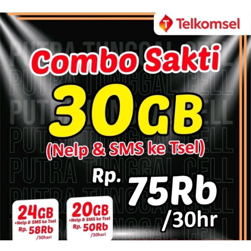 Paket Kuota Telkomsel 25Gb 30 hari / Paket Data Telkomsel Simpati As Loop 25Gb 1 Bulan