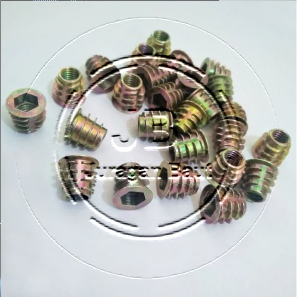 MUR NANAS M8 X 13 MM OD TANAM M8X13 MM OD MUR KNOCKDOWN M8 X 13 MM OD MUR FURNITURE M8X13MM KNOCKDOW