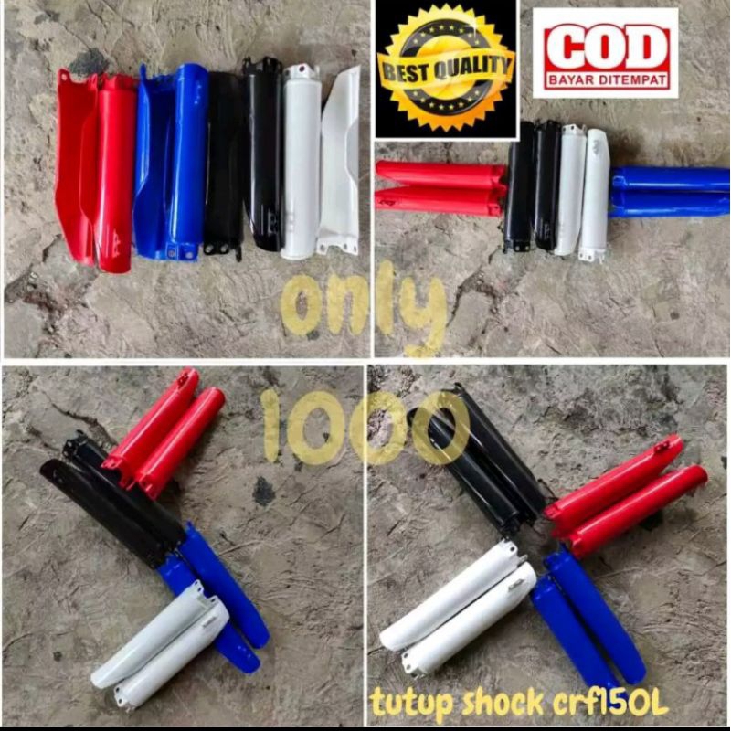 TUTUP SHOCK DEPAN CRF 150 L FORK GUARD CRF150L TRAIL SUPERMOTO MOTOCROSS