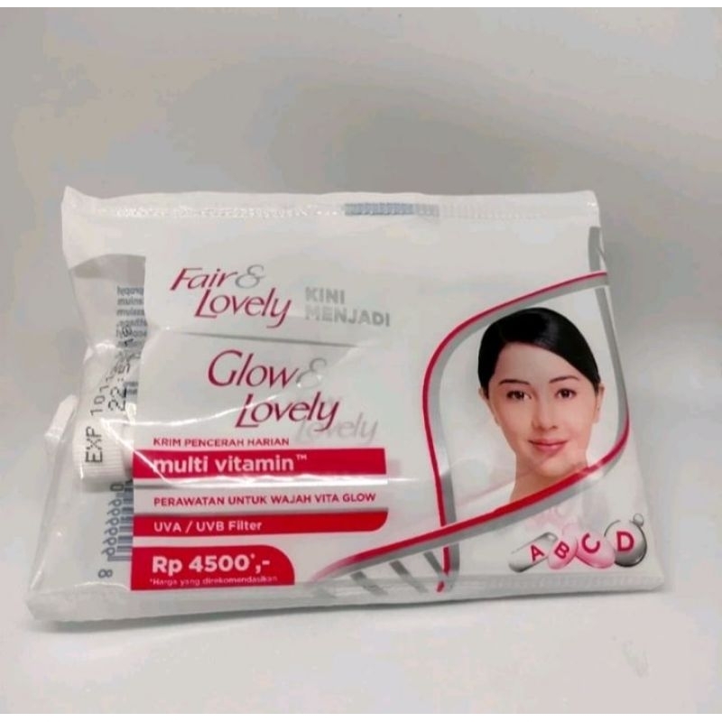 FAIR AND LOVELY/ GLOW AND LOVELY / CREAM MULTIVITAMIN SACHET