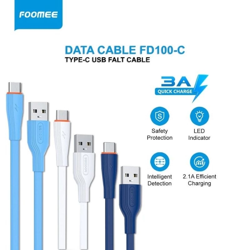Cable Data Type C Foomee FD100C