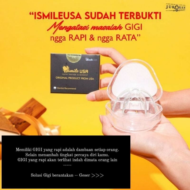 garansi 100% perapi gigi original asli / perata gigi / aligner gigi / retainer gigi