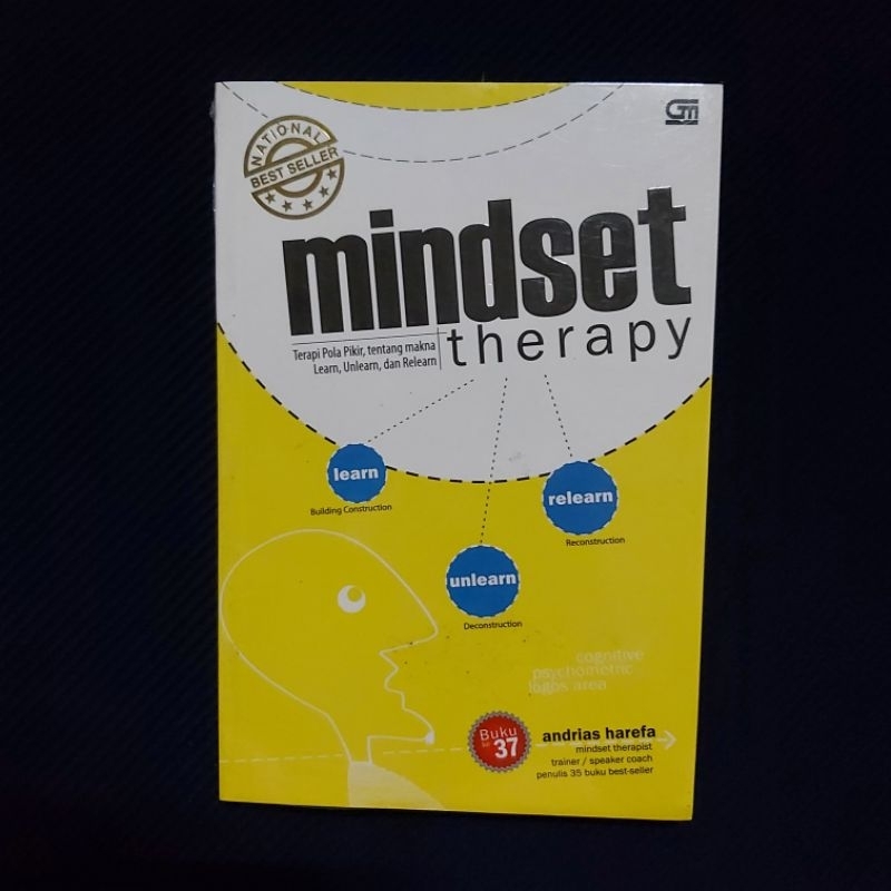 Buku Original ● Mindset Therapy - Terapi Pola Pikir Tentang Makna Learn, Unlearn dan Relearn / ANDRI