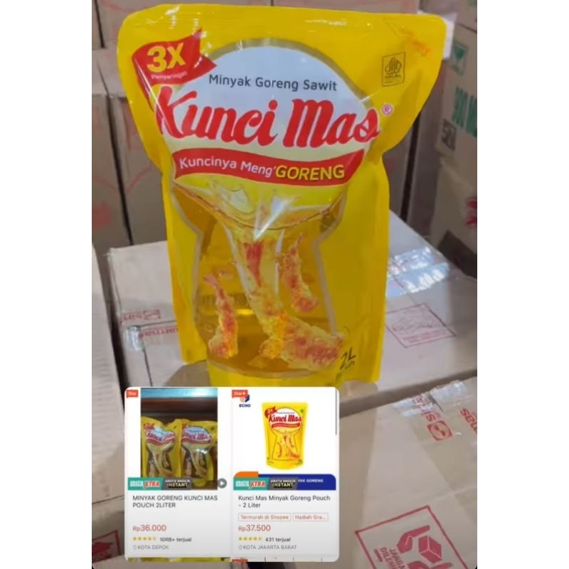 

minyak goreng kunci mas 2 liter murah