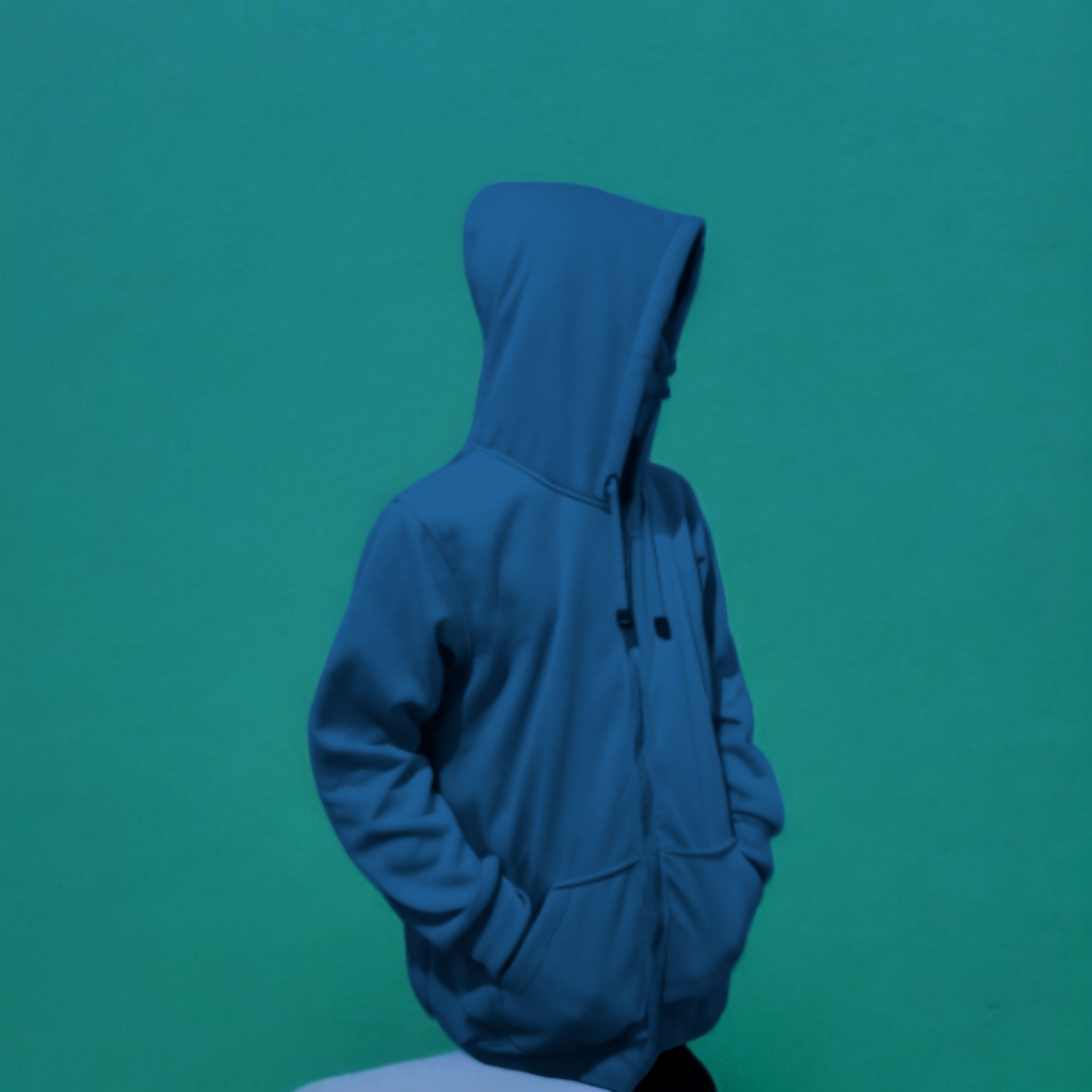 Jaket hoodie anak custom nama dan inisial