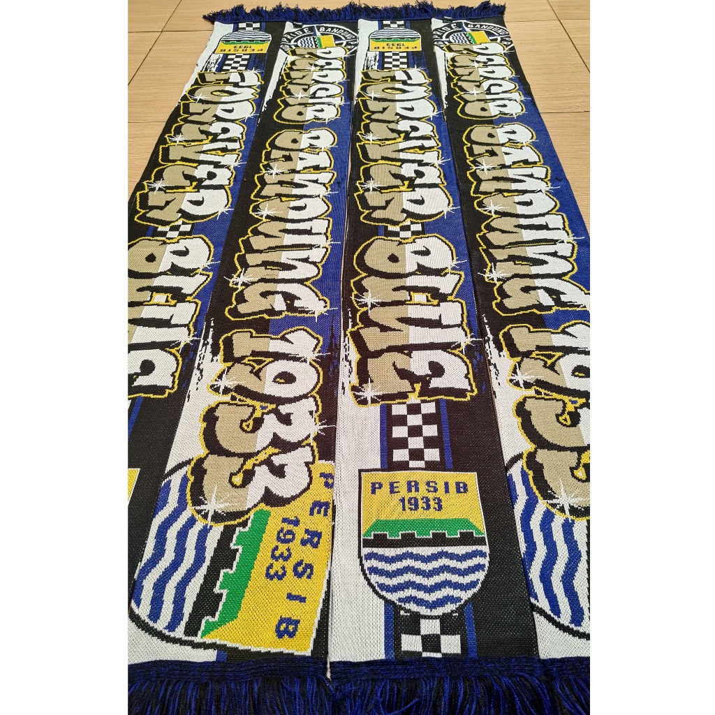 Pabrikradjoet Syal Scarf Persib Bandung Forever Blue Rajut 14Get Digital High Definition