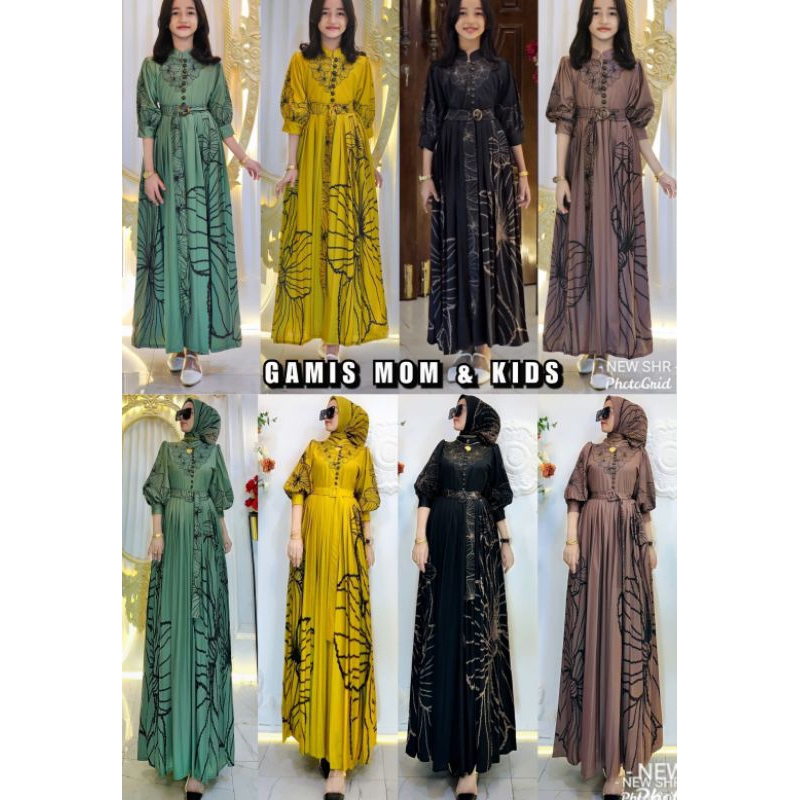 NEW SHR GAMIS SCUBA PREMIUM MOTIF KIPAS ANGIN