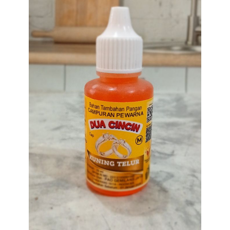 

Pewarna Makanan Kuning Telur Dua Cincin 33ml