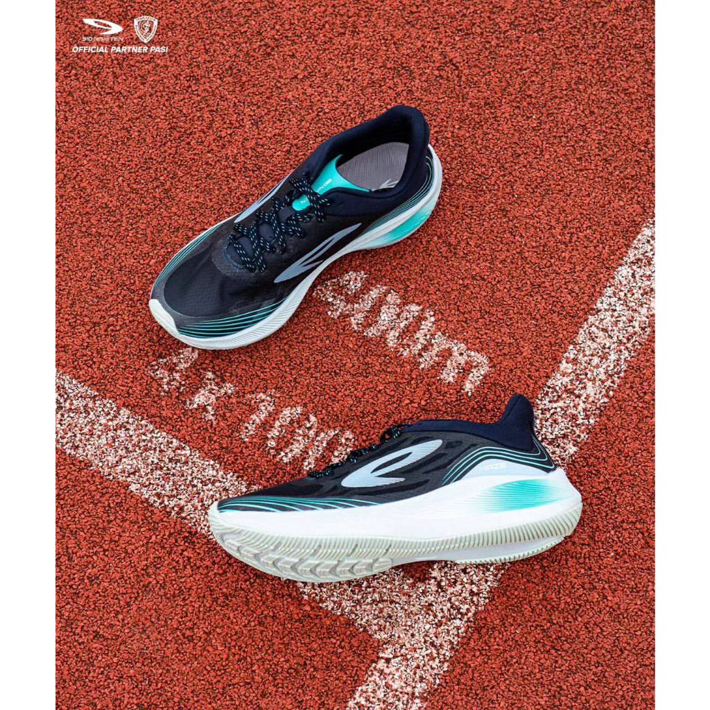 910 haze vision biru tua abu sepatu running 910nineten original