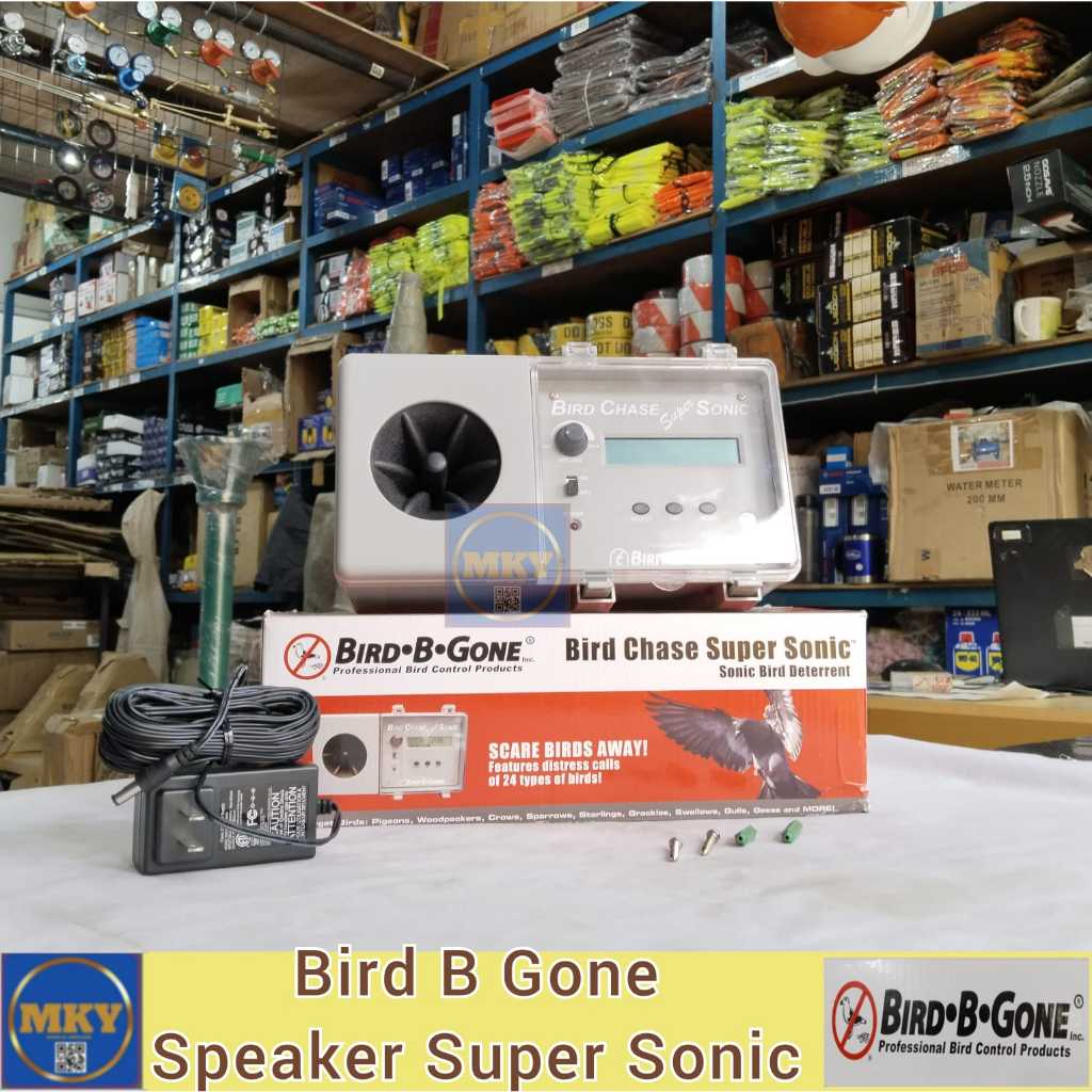 Alat Pengusir Burung Hama burung Speaker Super Sonic B50 Bird B Gone
