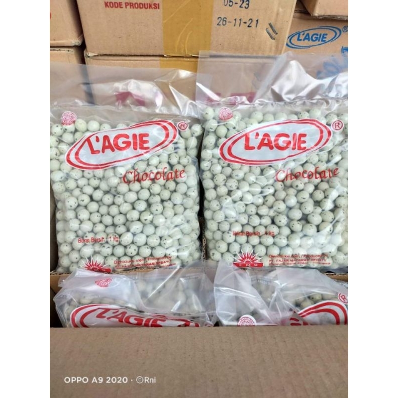 Lagie Coklat Telur Puyuh Planet kemasan 1kg