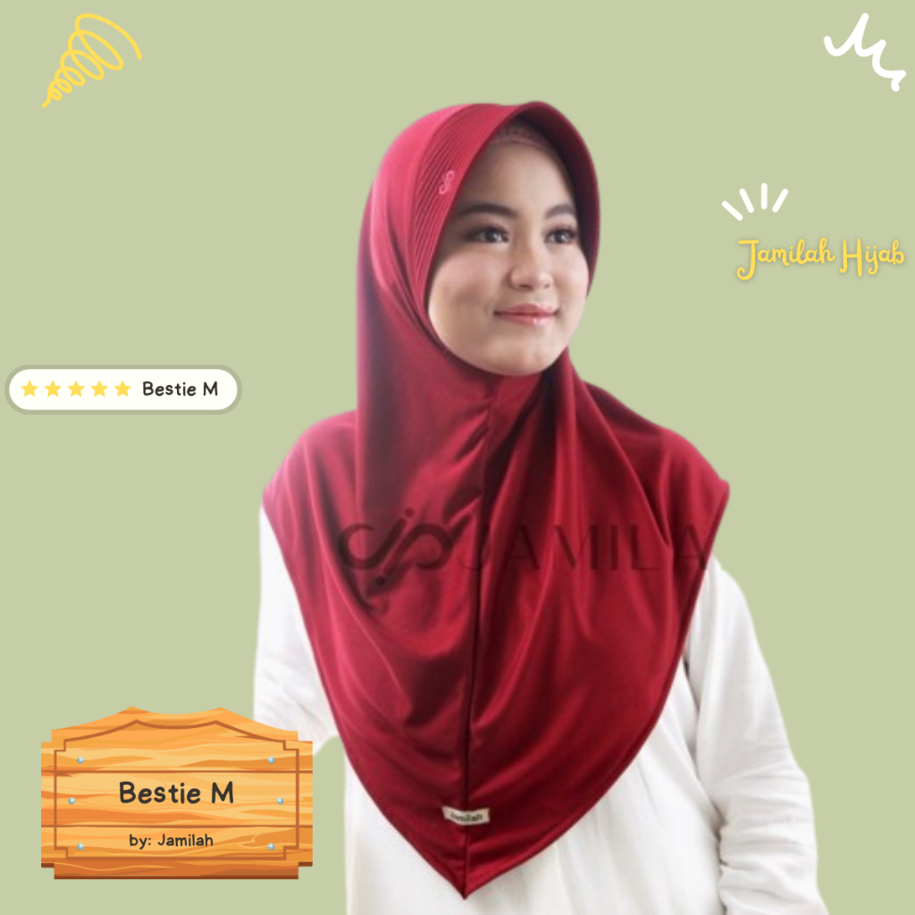 JILBAB JAMILAH | BESTIE M ORI JAMILAH HIJAB SYAR'I INSTAN SIZE M BERGO INSTAN TERMURAH