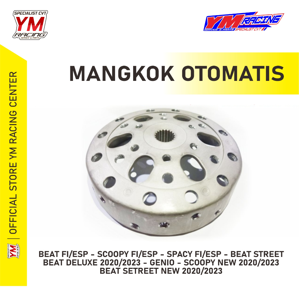 MANGKOK GANDA BEAT KARBU ANTI GEREDEG / MANGKOK SCOOPY KARBU CUSTOM | MANGKOK SPACY KARBU RACING ( H