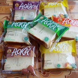 

Roti AOKA Panggang All Varian - Rasa Cokelat 10 Pcs