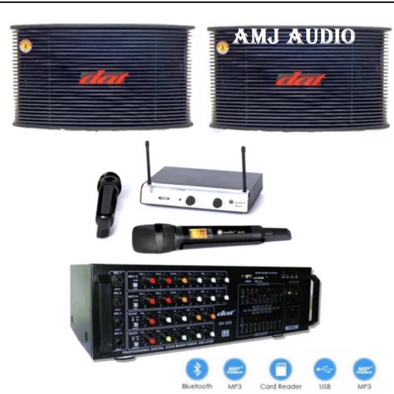 paket karaoke Soundsistem DAT 10inch ORIGINAL bluetooth