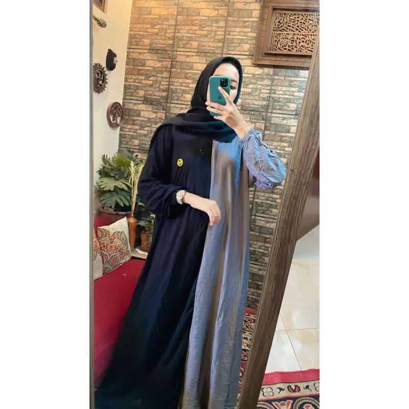 Kaftan Gamis Twill Terbaru Anjanistore Original Gamis Anjanistore terbaru Gamis Kaftan Rayon Super P