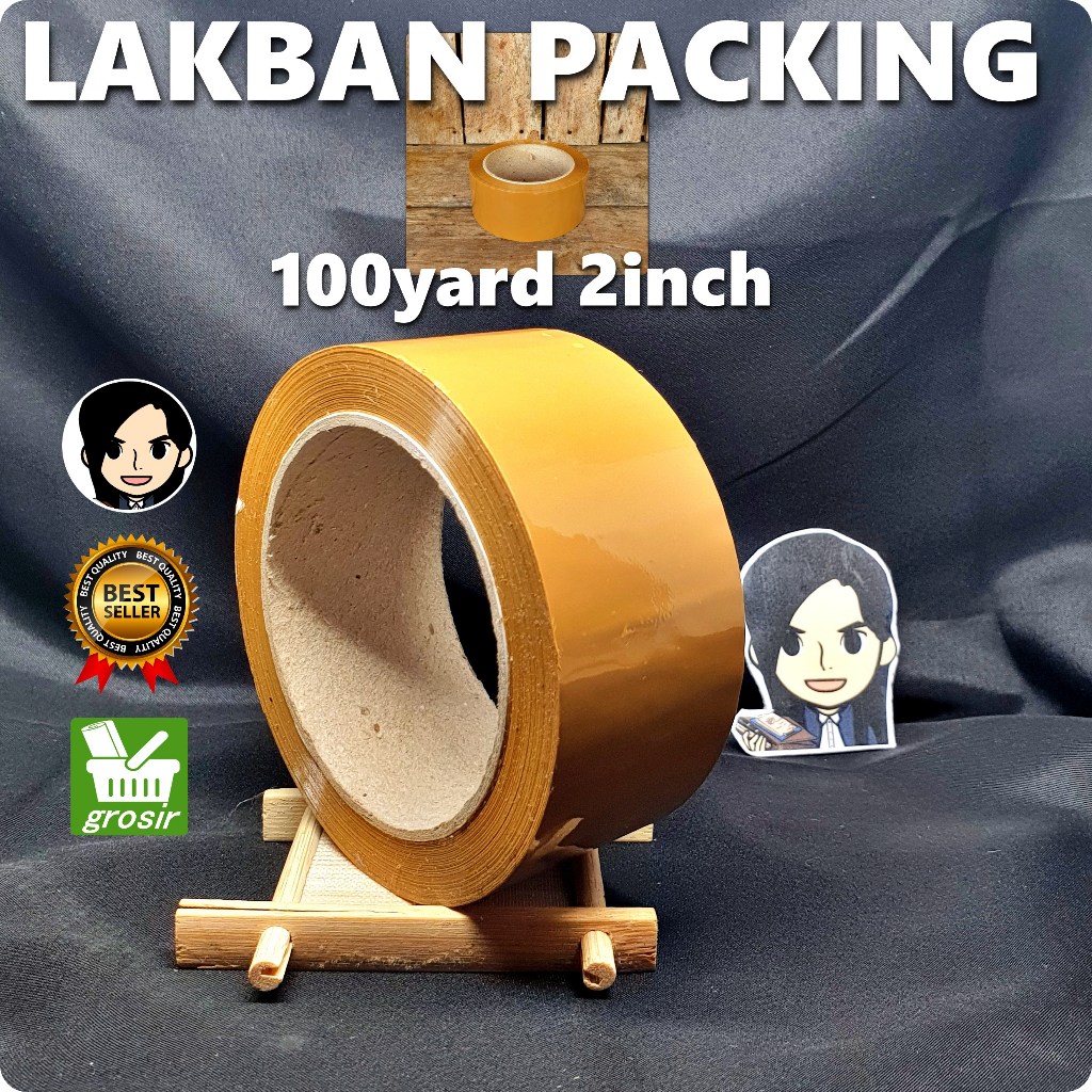 

LAKBAN Coklat 2inch 48mm 100yard | PERLENGKAPAN OLSHOP PACKING