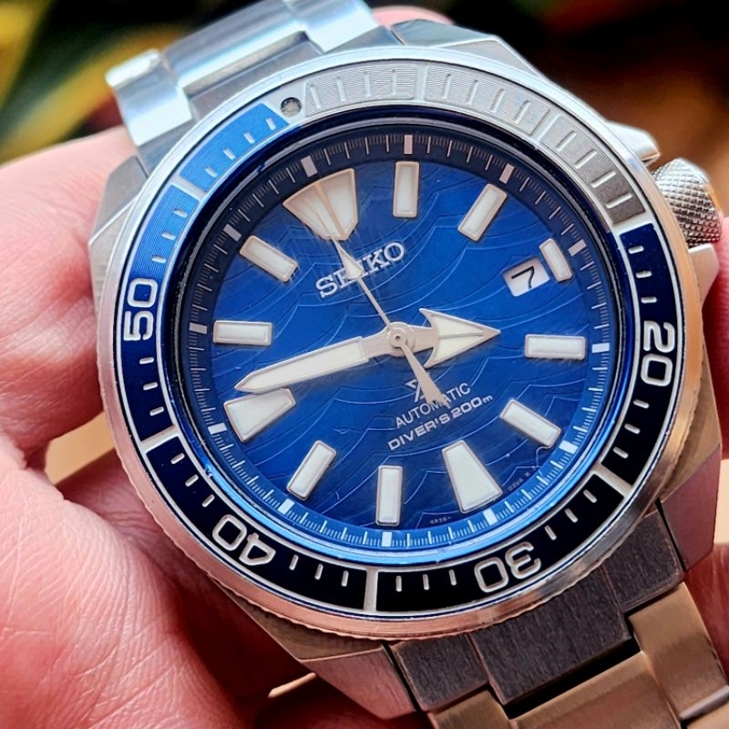 Seiko Prospex Samurai SRPD23K1 / SRPD23 Automatic Save the Ocean Great White Shark ORI