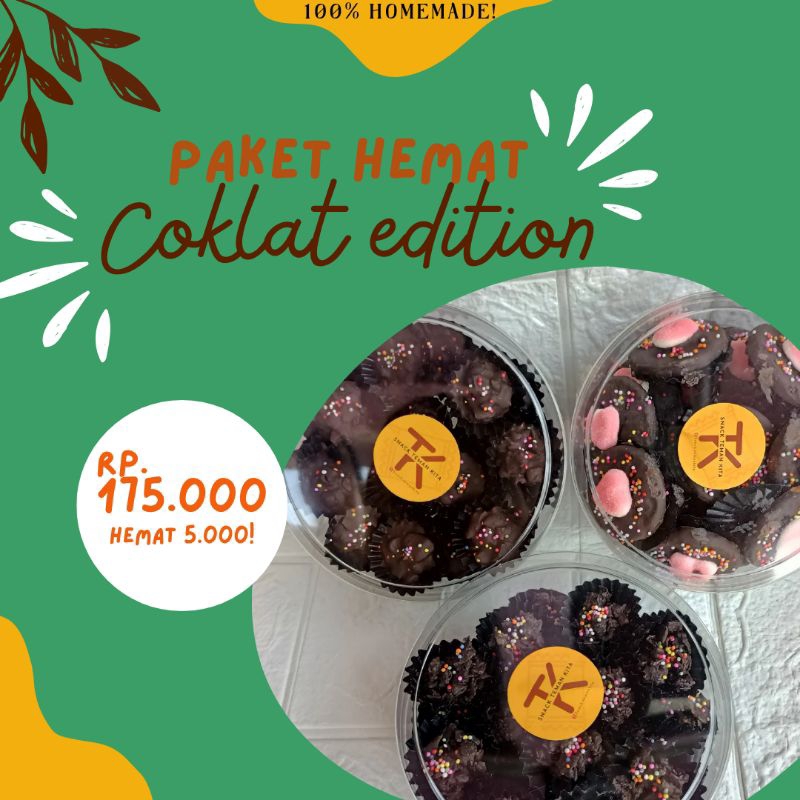 

Kue Kering Coklat 3 macam