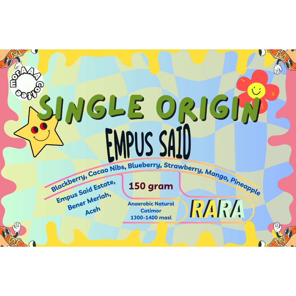 

Single Origin Filter Roast Kopi Arabika Empus Said