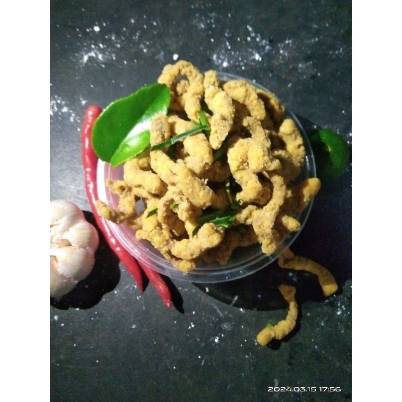 

Keripik Usus Crispy Original Daun Jeruk 1 kg