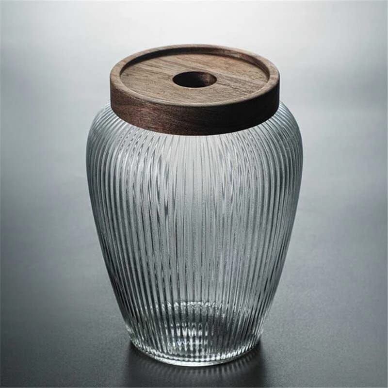 Toples Kaca Penyimpanan Makanan Glass Storage Jar - HC102