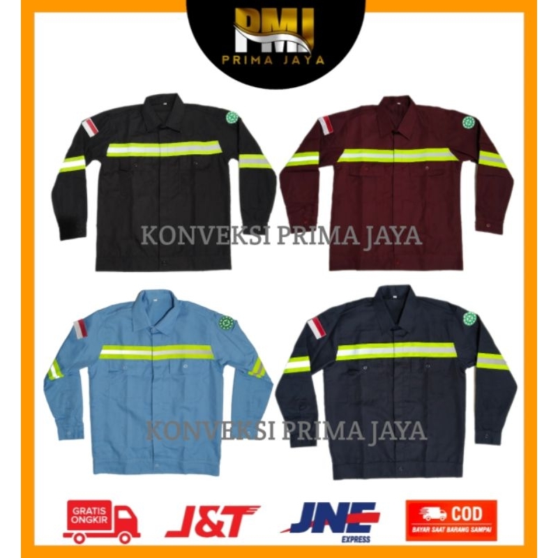 KEMEJA KERJA | KEMEJA SAFETY | KEMEJA PROYEK | KEMEJA LAPANGAN | WEARPACK SAFETY FIRST |WEARPACK KER