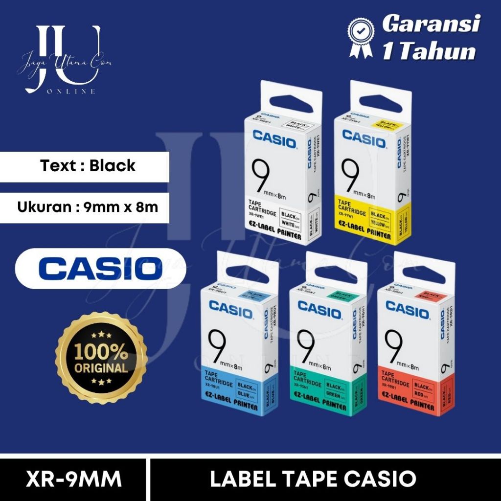 

EZ LABEL TAPE PRINTER CASIO 9 MM XR 9