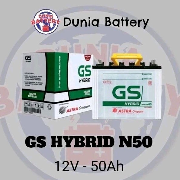 Aki Basah GS HYB N50 Original