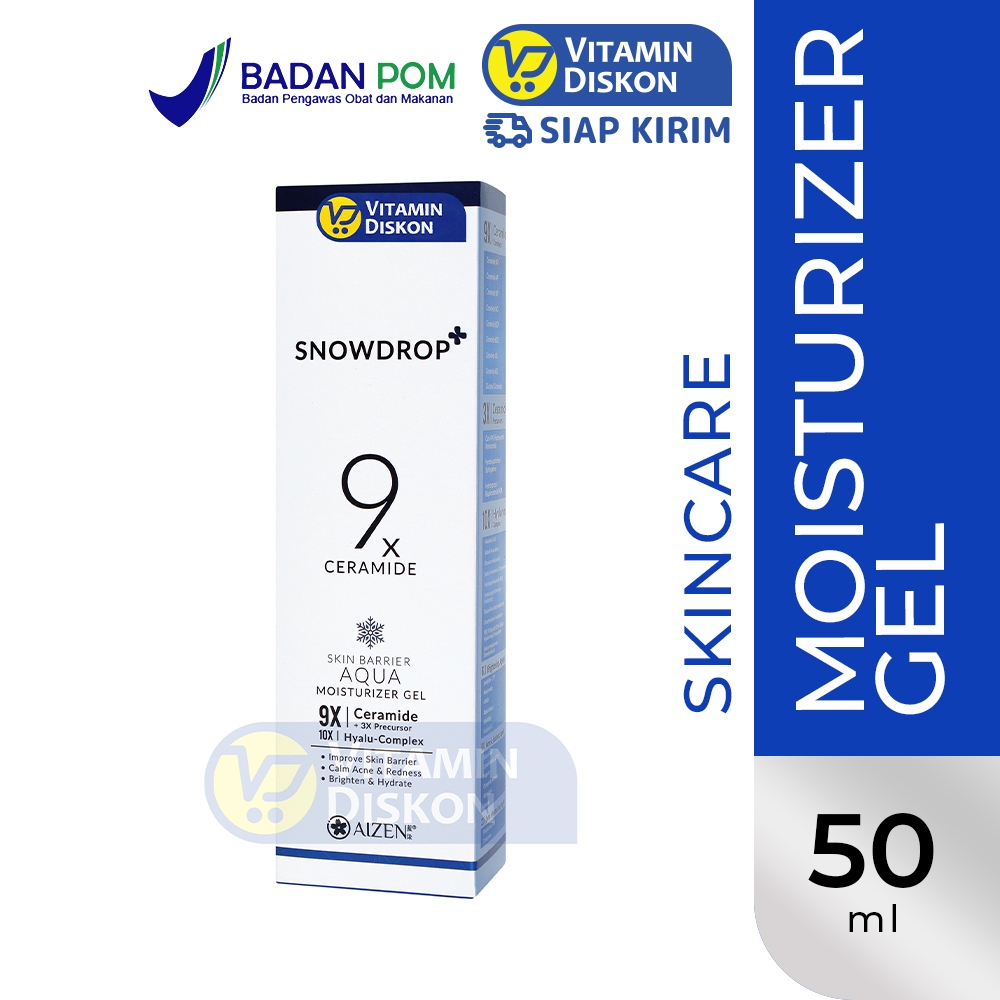 AIZEN SNOWDROP 9X CERAMIDE SKIN BARRIES AQUA MOISTURISER GEL