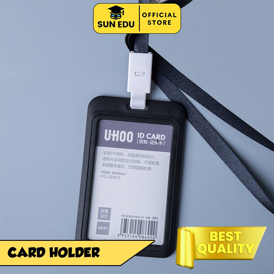 

Name tag portrait/ ID Card holder lanyard/ Tempat identitas office