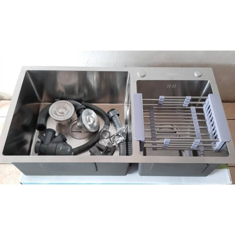 Kitchen Sink 8245 Bak Cuci Piring 2 Lubang
