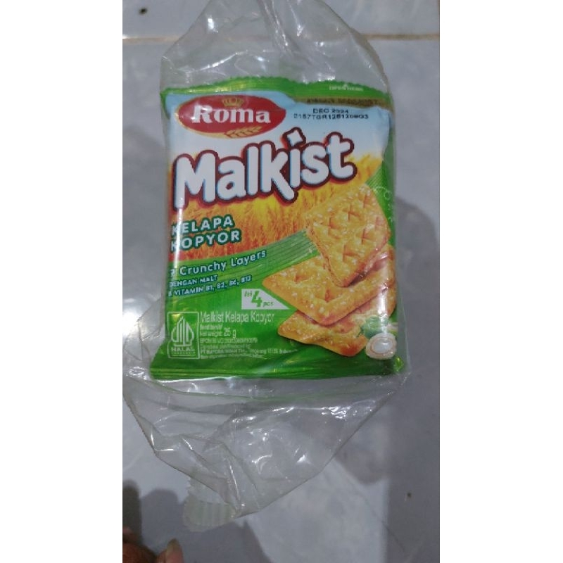 

roma malkist kelapa kopyor 18gram...1pak isi 10pc...