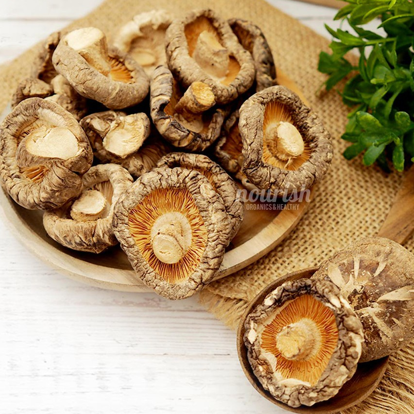 

Dried Shitake Mushroom / Jamur Shitake / Hokio 100gr-JktBar