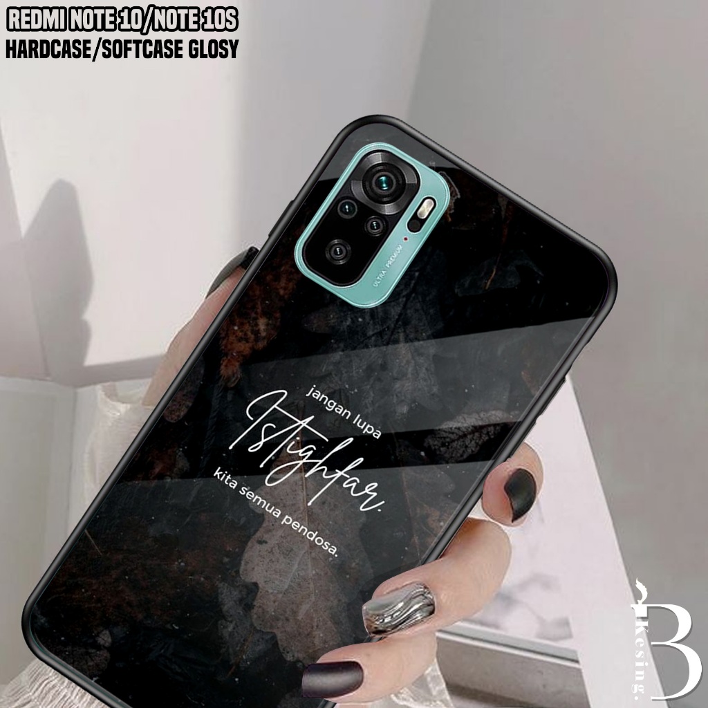 Case Xiaomi Redmi Note 10 / Note 10S - Casing Hp Xiaomi Redmi Note 10S / Note 10 Motif QUOTES - Sili