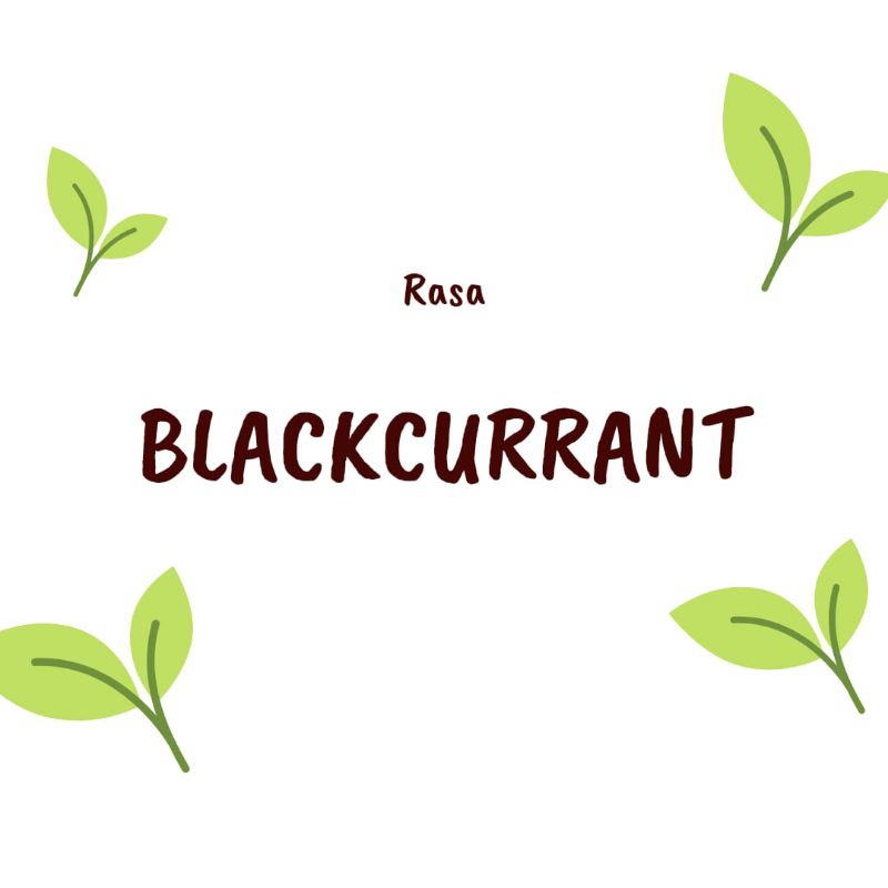 

Tambahan Rasa Teh - Blackcurrant
